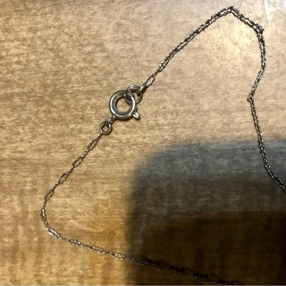 Antique Carved Shell Cameo Necklace, Sterling Silver with Marcasite Accents 💎🖤 - Picture 4 of 9